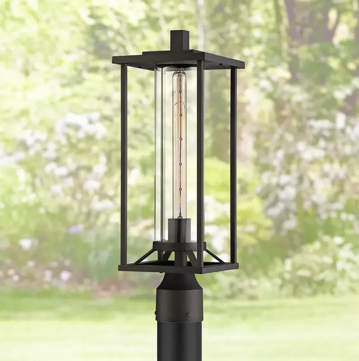 Trescott 20" High Black Outdoor Post Light