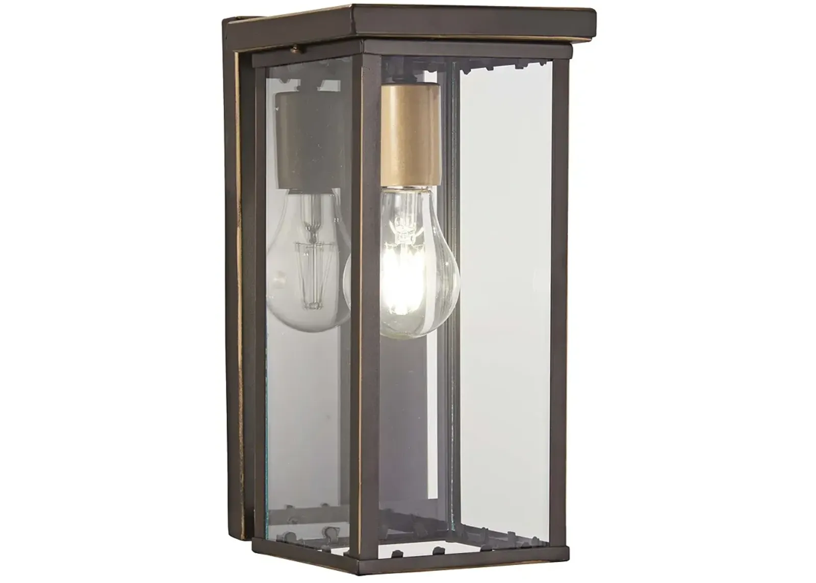 Casway 11 1/4"H Oil-Rubbed Bronze Outdoor Pocket Wall Light