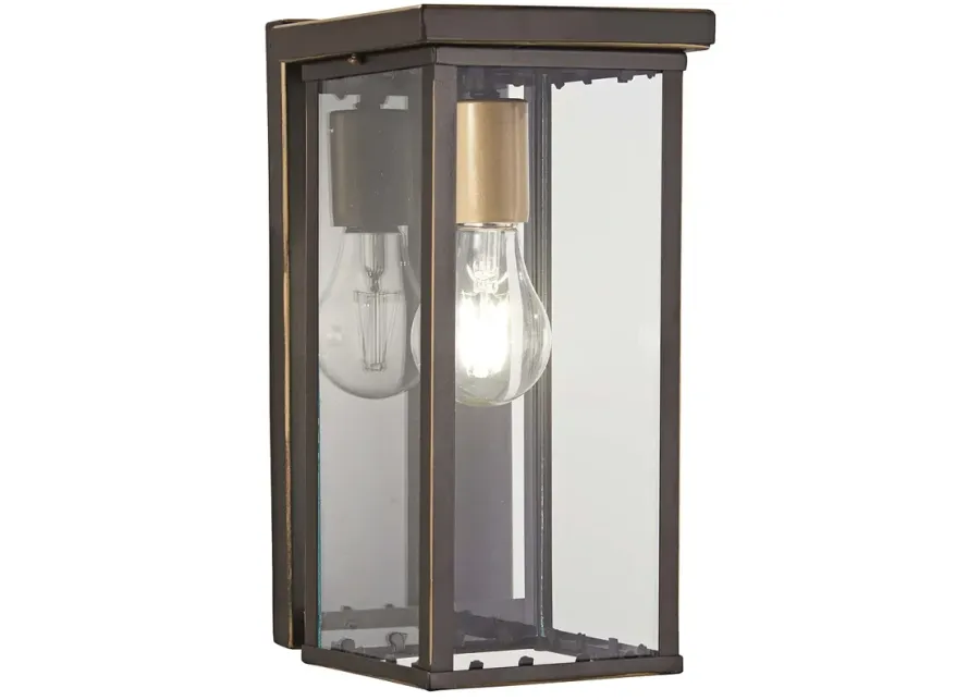 Casway 11 1/4"H Oil-Rubbed Bronze Outdoor Pocket Wall Light