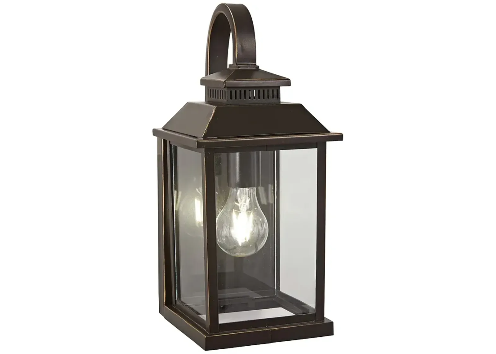 Miner's Loft 14 3/4"H Oil-Rubbed Bronze Outdoor Wall Light