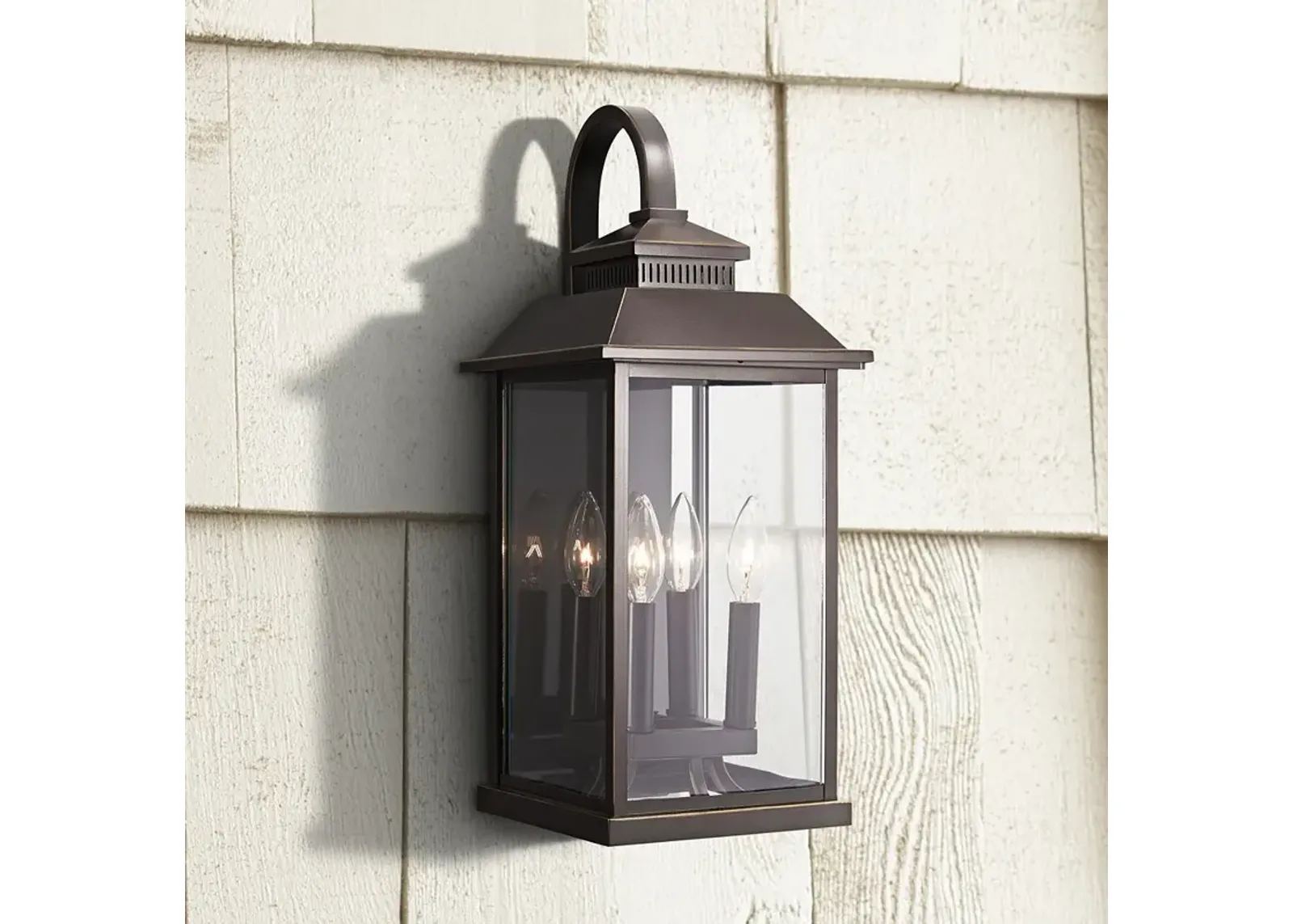 Miner's Loft 20 3/4"H Oil-Rubbed Bronze Outdoor Wall Light