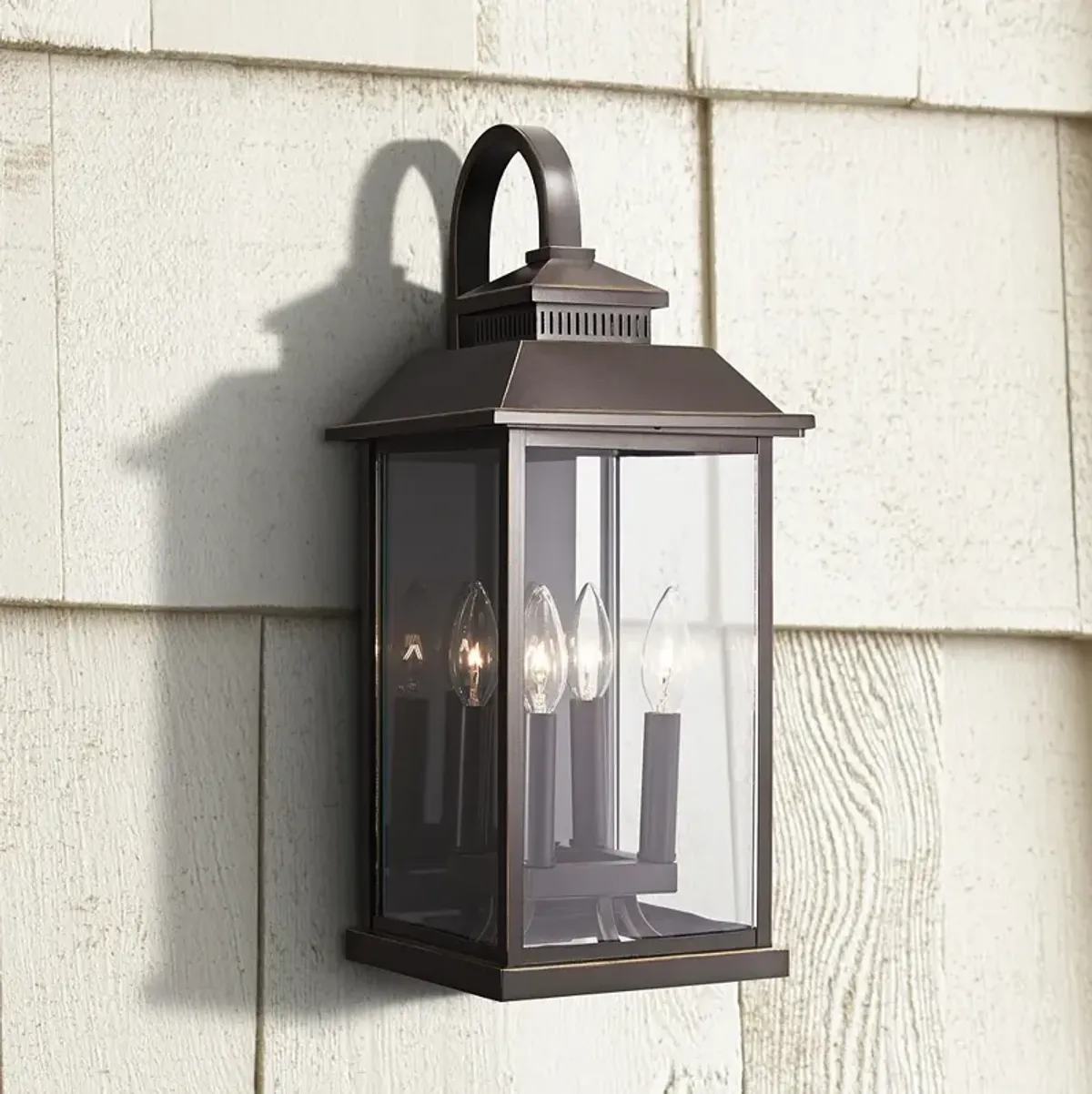 Miner's Loft 20 3/4"H Oil-Rubbed Bronze Outdoor Wall Light