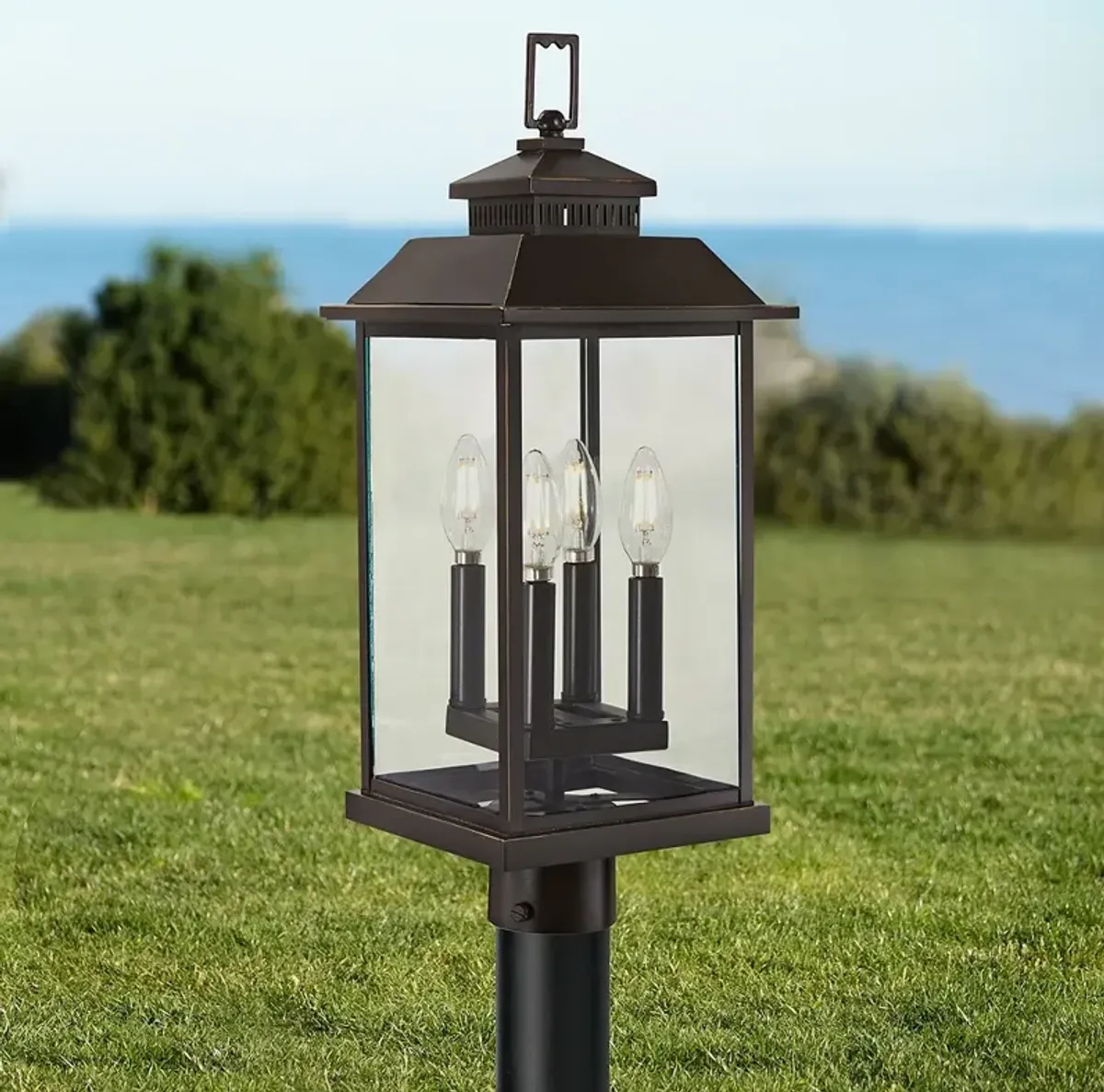 Miner's Loft 22 1/2" High Bronze Outdoor Post Light
