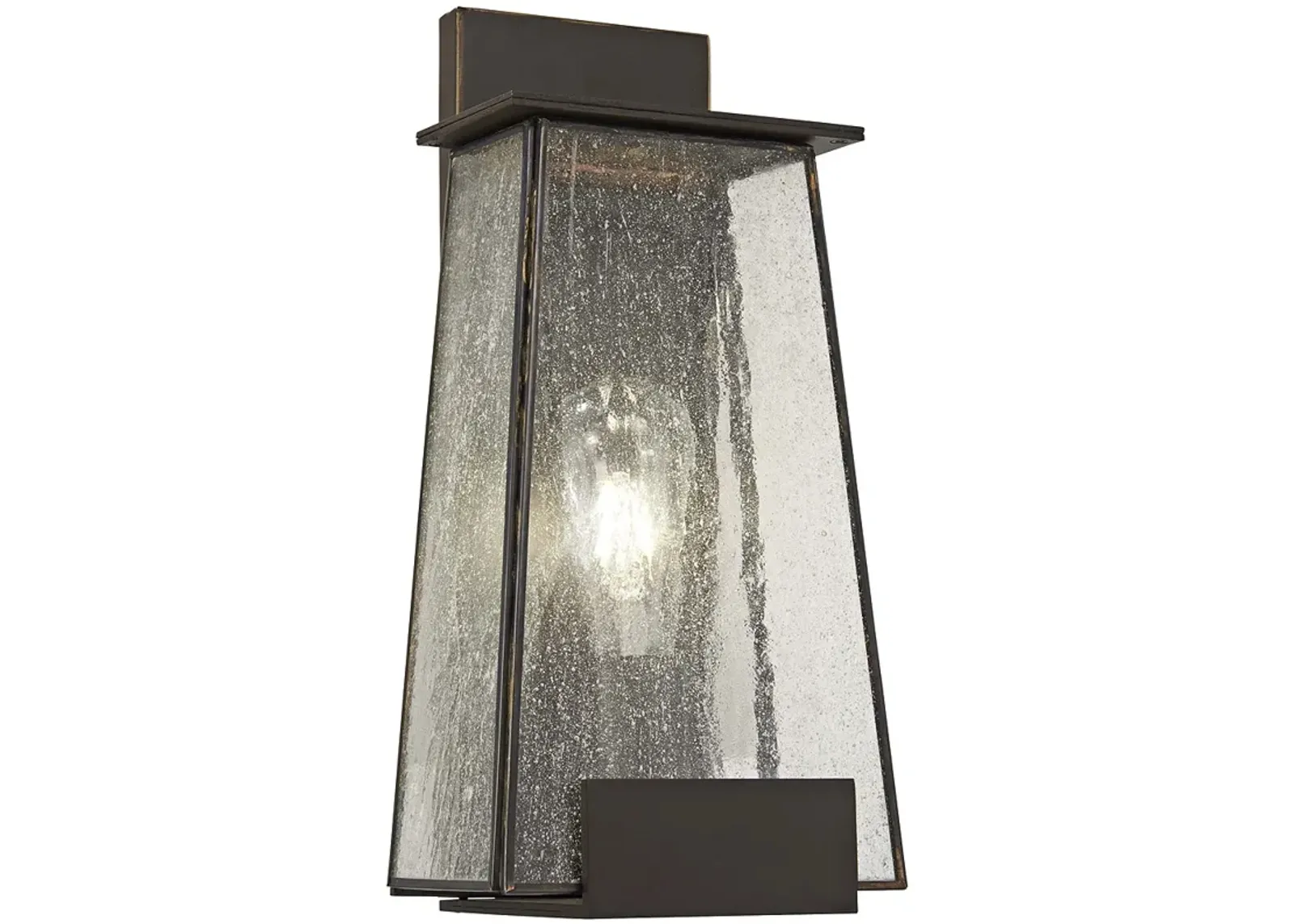 Bistro Dawn 14 1/4" High Dakota Bronze Outdoor Wall Light