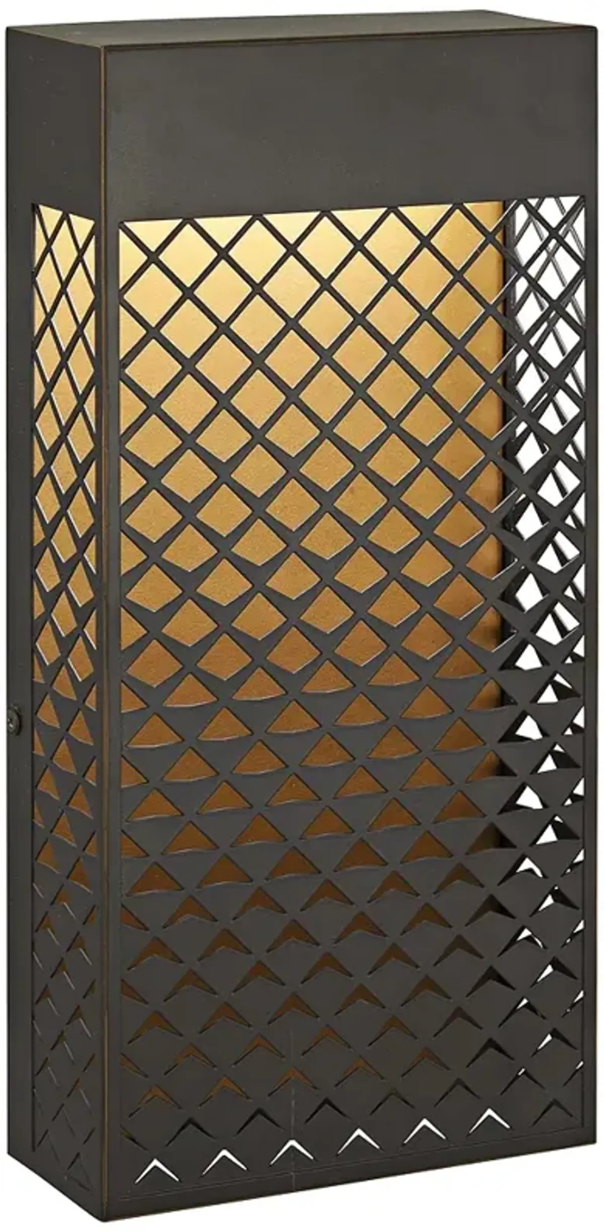 Minka Lavery Guild 14" High Bronze Gold LED Outdoor Pocket Wall Light