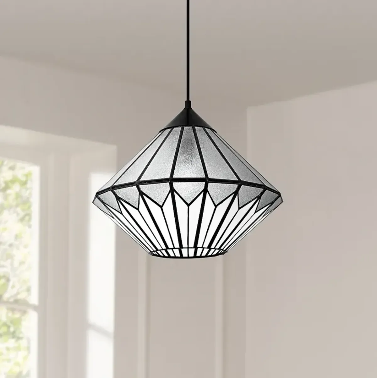 Olivier 1-Light Matte Black Pendant
