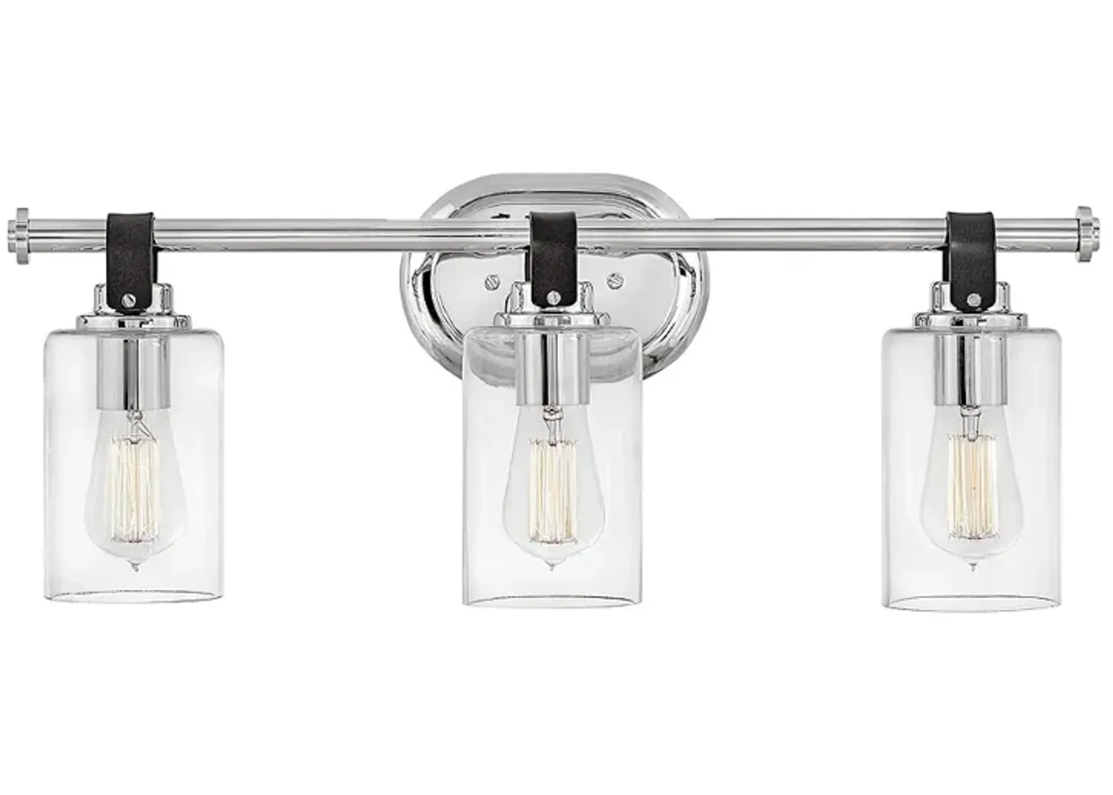 HINKLEY BATH HALSTEAD Three Light Vanity Chrome