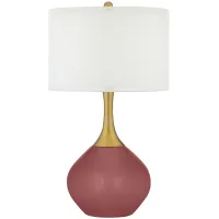 Toile Red Nickki Brass Table Lamp