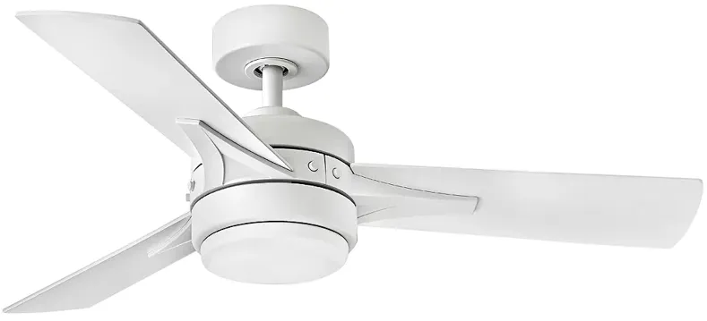 44" Hinkley Ventus Matte White LED Ceiling Fan with Remote