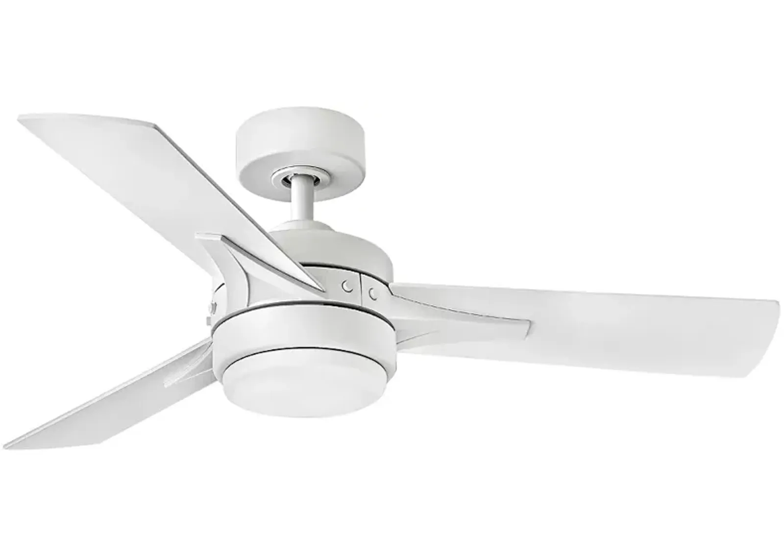 44" Hinkley Ventus Matte White LED Ceiling Fan with Remote