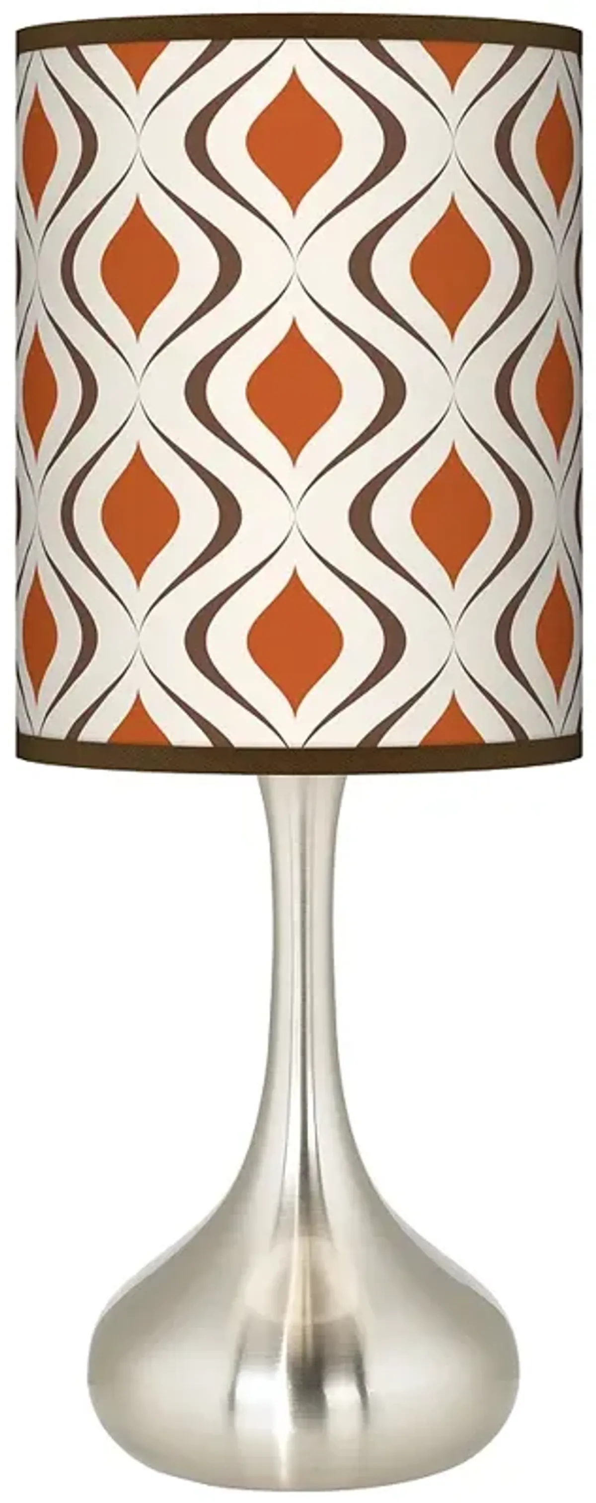 Giclee Glow Droplet 23 1/2" High Retro Lattice Shade Modern Table Lamp