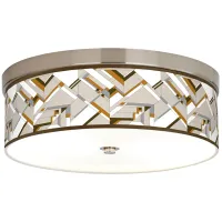 Craftsman Mosaic Giclee Energy Efficient Ceiling Light