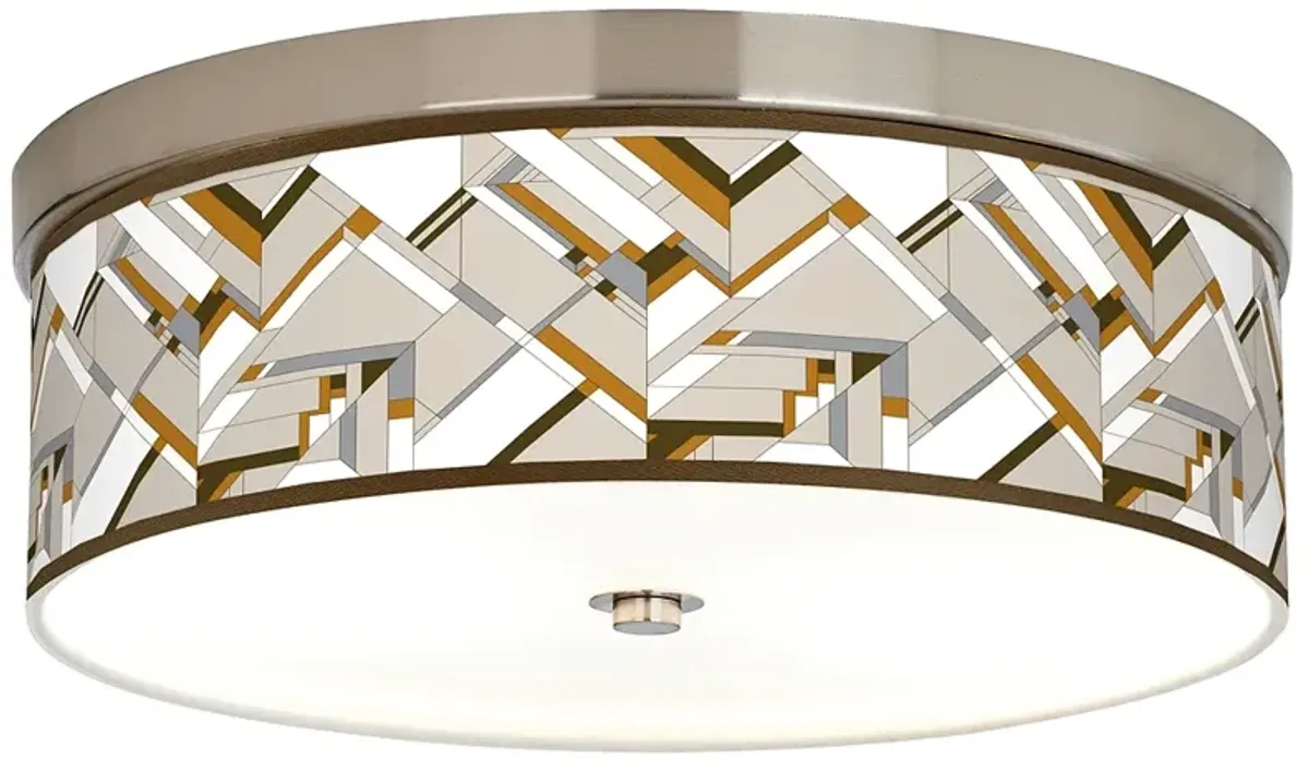 Craftsman Mosaic Giclee Energy Efficient Ceiling Light