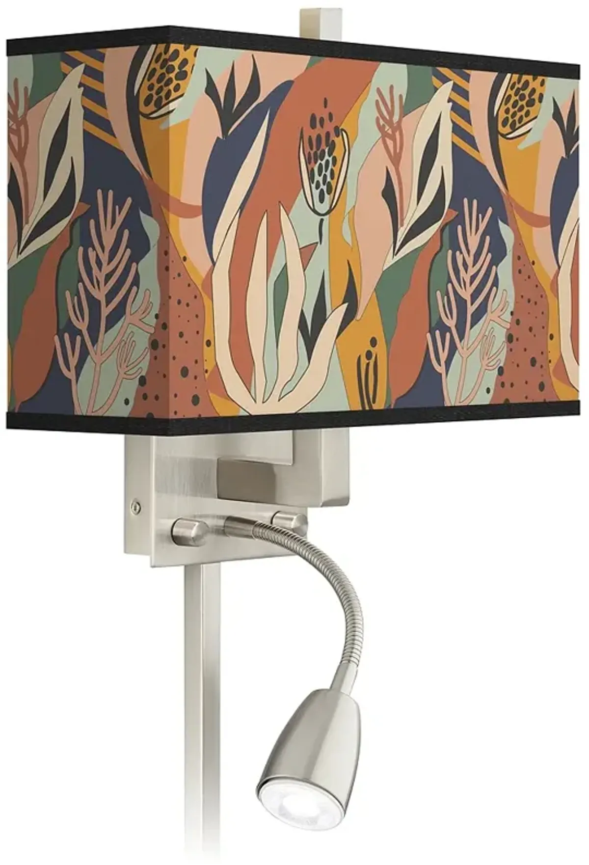 Wild Desert Giclee Glow LED Reading Light Plug-In Sconce