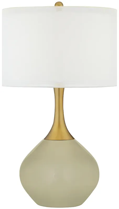 Sage Nickki Brass Table Lamp