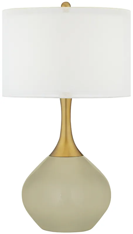 Sage Nickki Brass Table Lamp