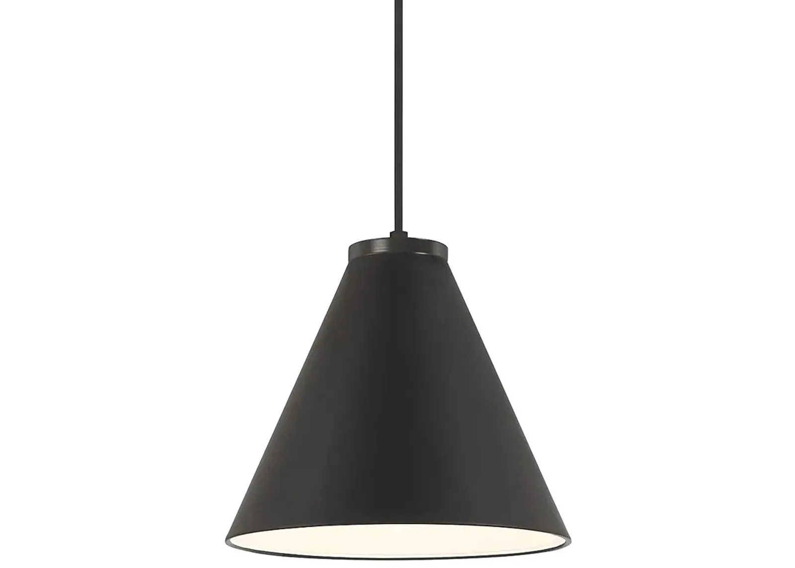 Vantage 10" Wide Coal Cone Mini Pendant