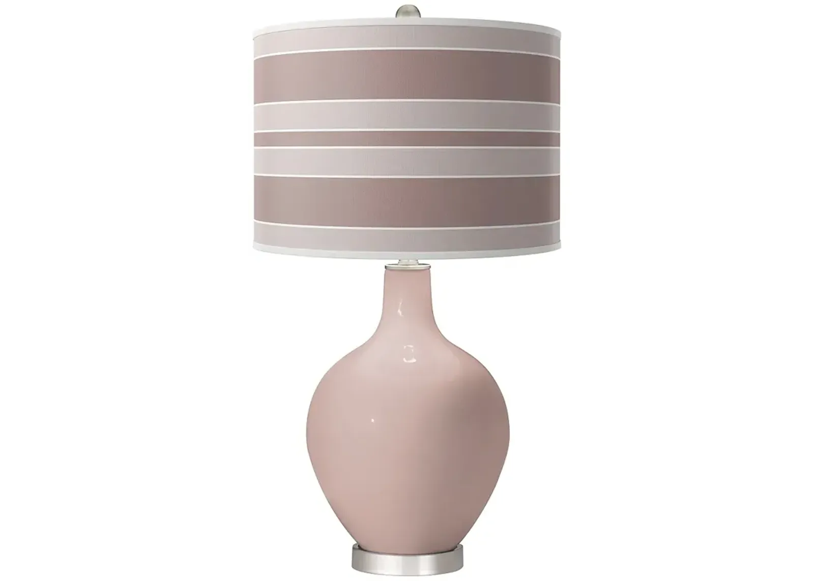 Glamour Bold Stripe Ovo Table Lamp