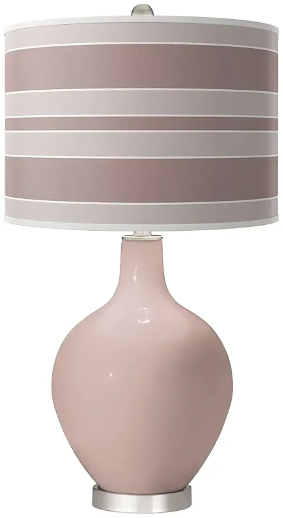 Glamour Bold Stripe Ovo Table Lamp