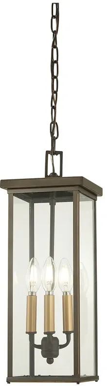 Minka-Lavery  Casway Oil Rubbed Bronze and Gold 4-Light Chain Hung