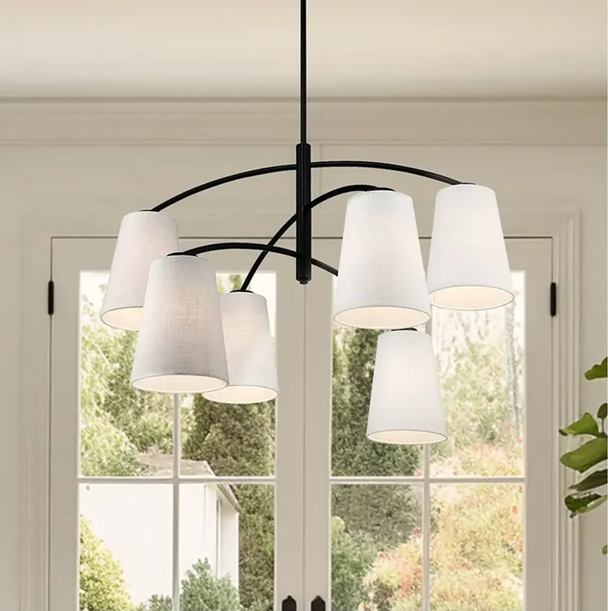 Minka Lavery Headington 6-Light Black Chandelier