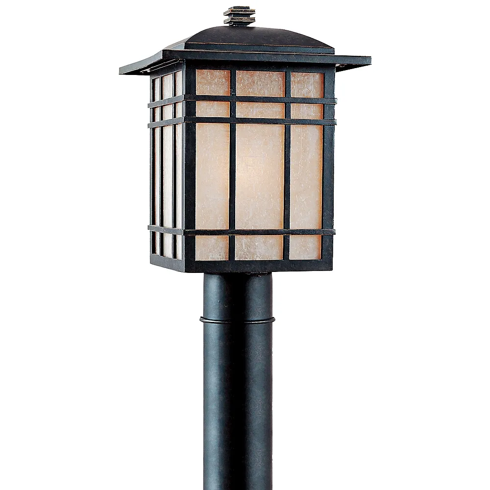 Quoizel Hillcrest 17" High Bronze Outdoor Post Light