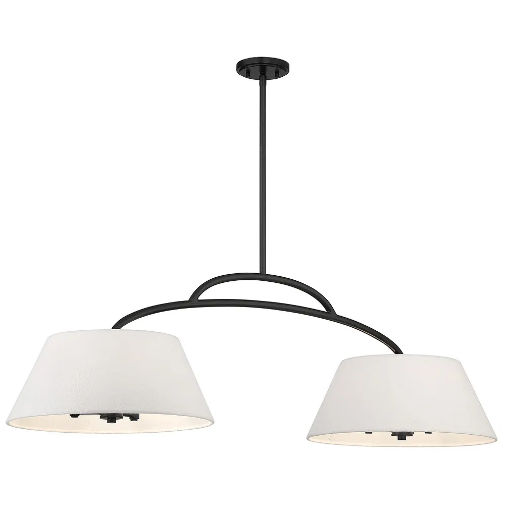 Minka Lavery Headington 6-Light Black Island Chandelier