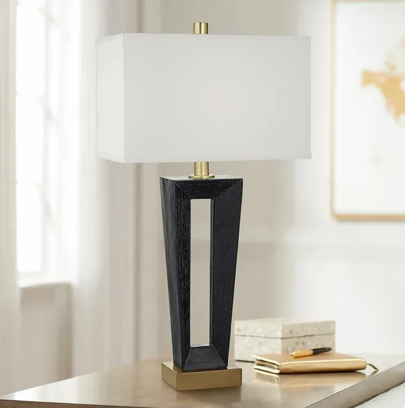 Pacific Coast Lighting Norah Tapered Rectangle Modern Lux Table Lamp