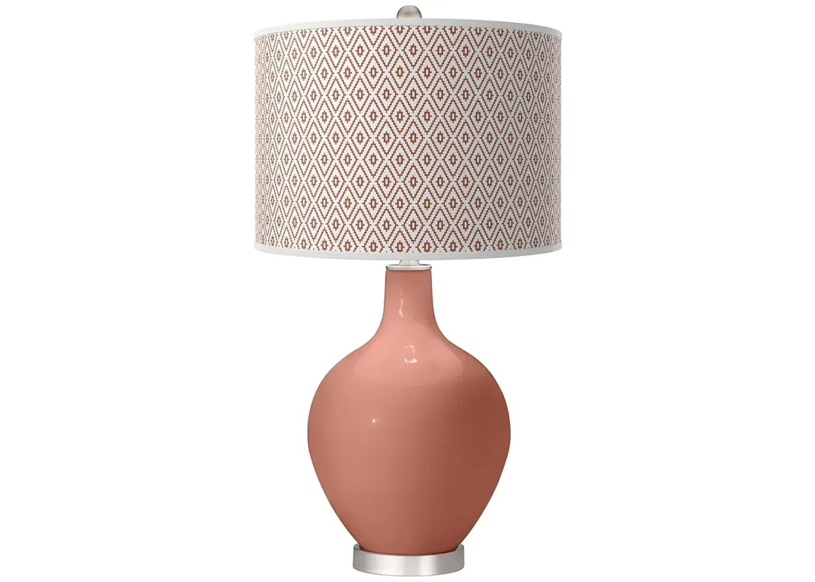 Rojo Dust Diamonds Ovo Table Lamp