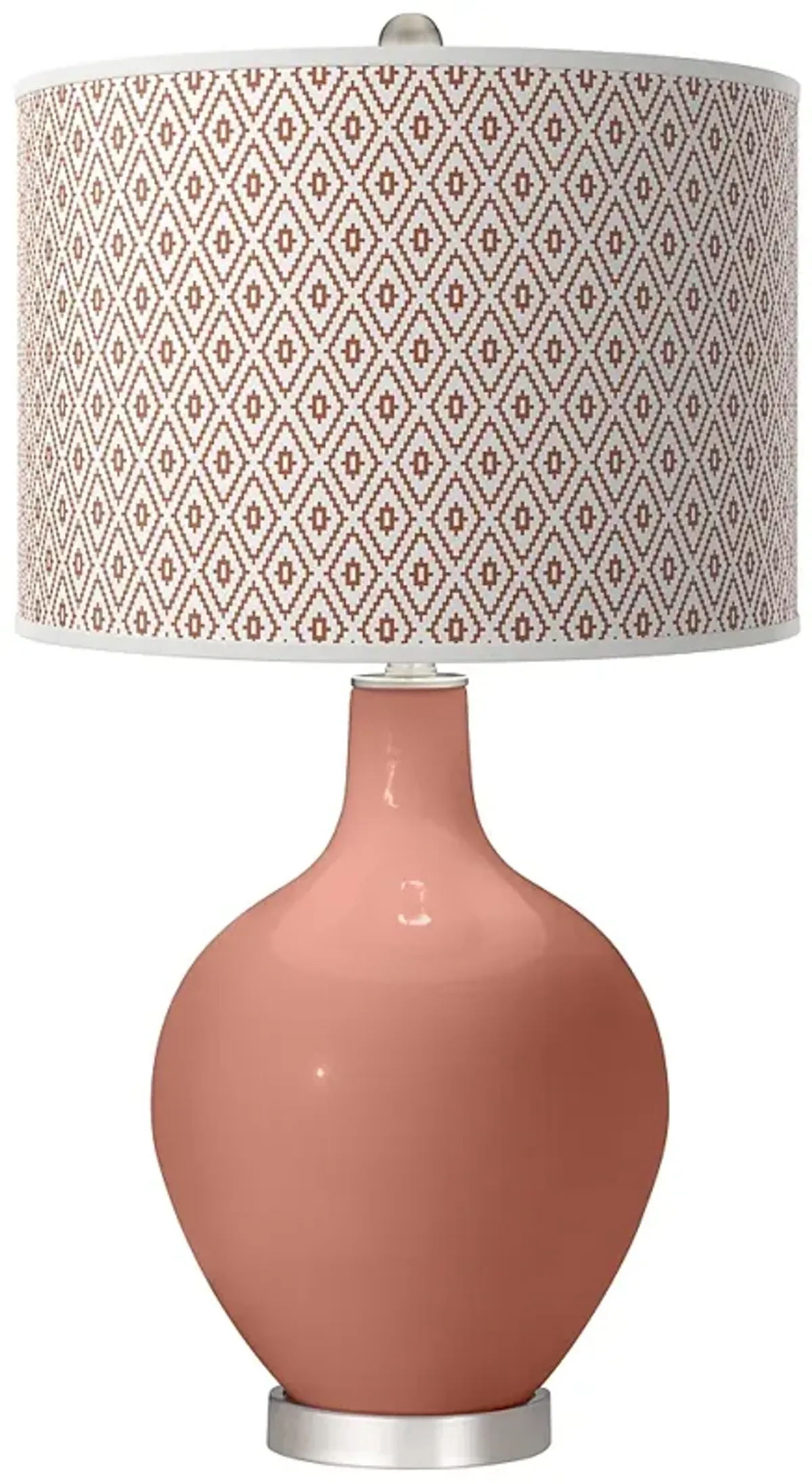 Rojo Dust Diamonds Ovo Table Lamp