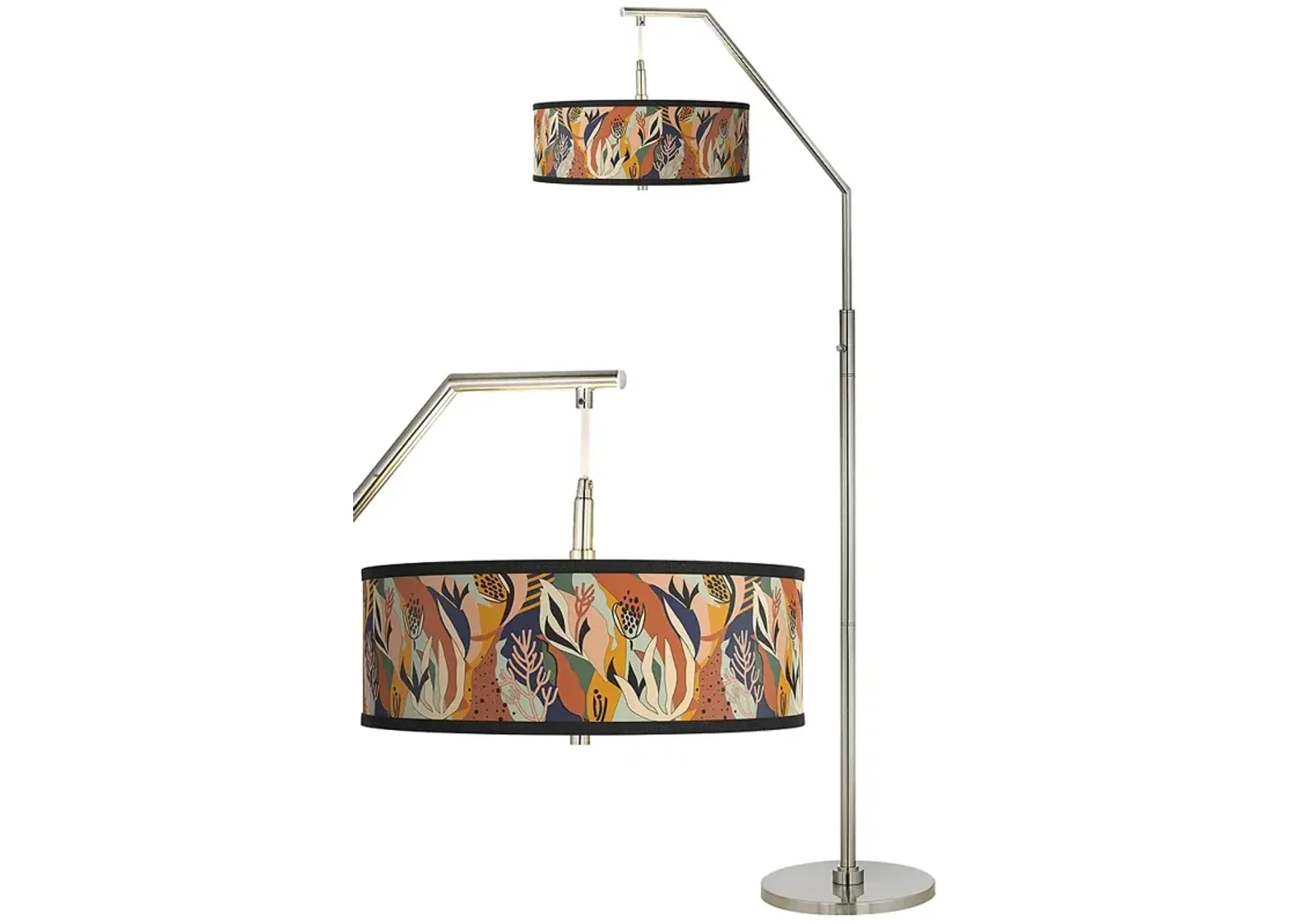 Wild Desert Giclee Shade Arc Floor Lamp