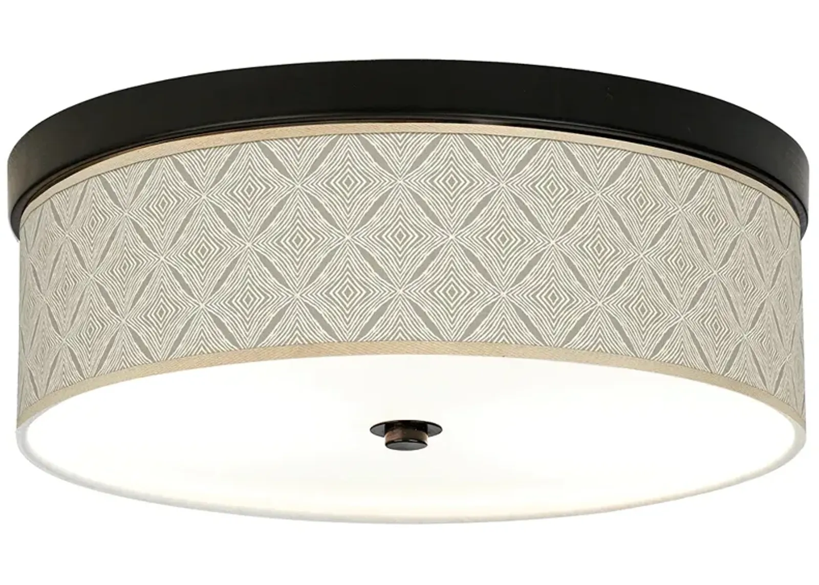 Moroccan Diamonds Giclee Energy Efficient Bronze Ceiling Light