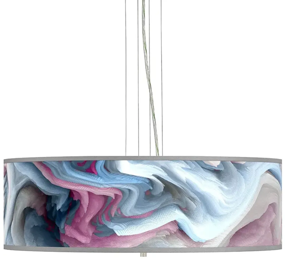 Europa Giclee 24" Wide 4-Light Pendant Chandelier