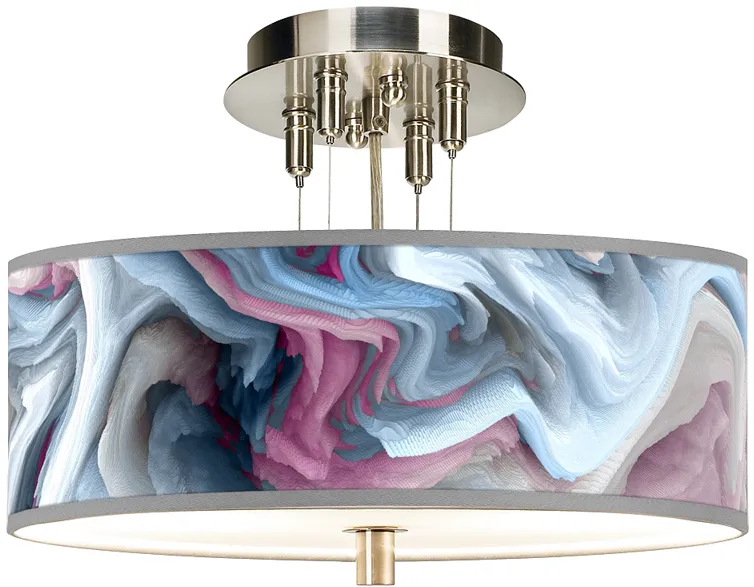 Europa Giclee 14" Wide Ceiling Light