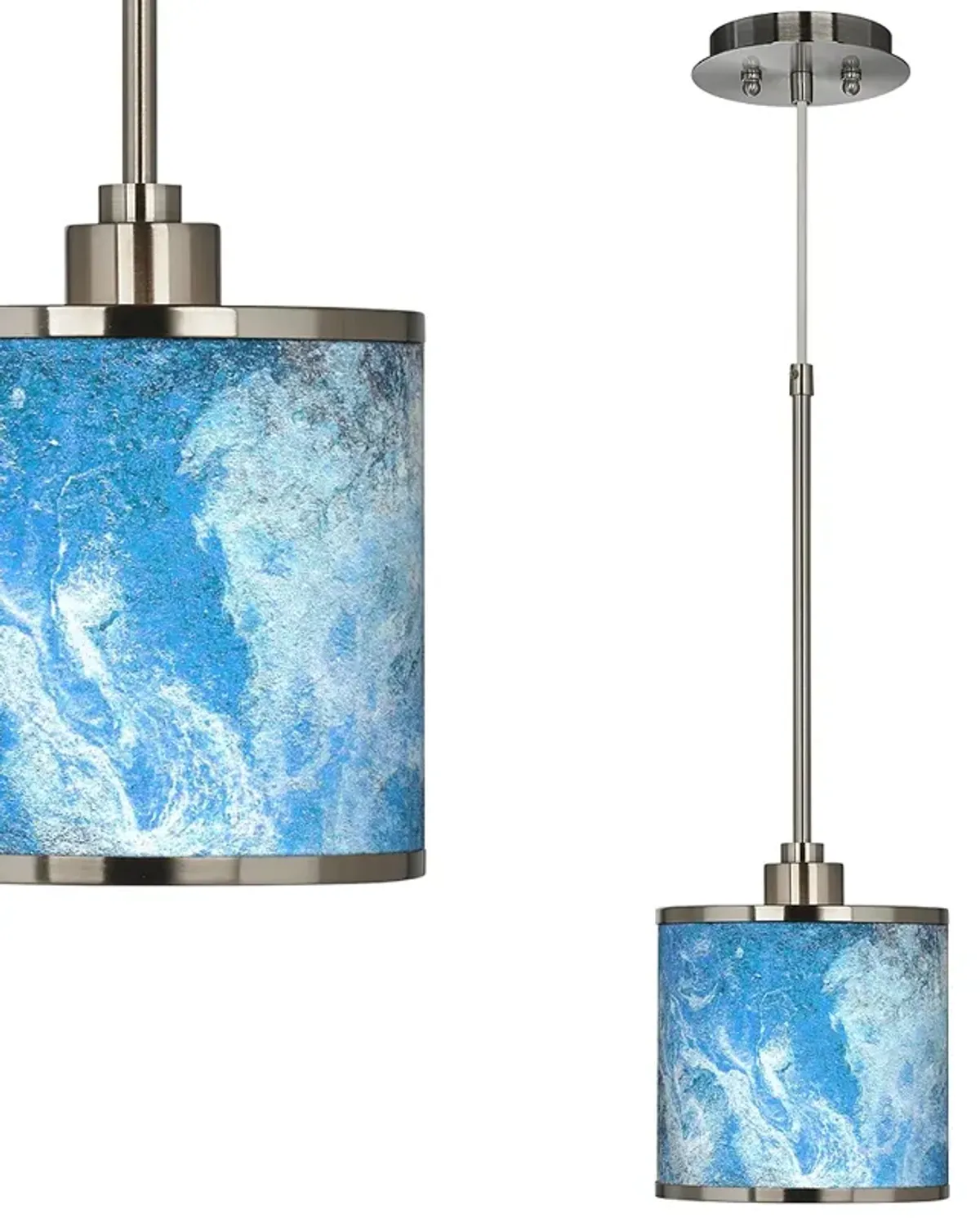 Ultrablue Giclee Glow Mini Pendant Light