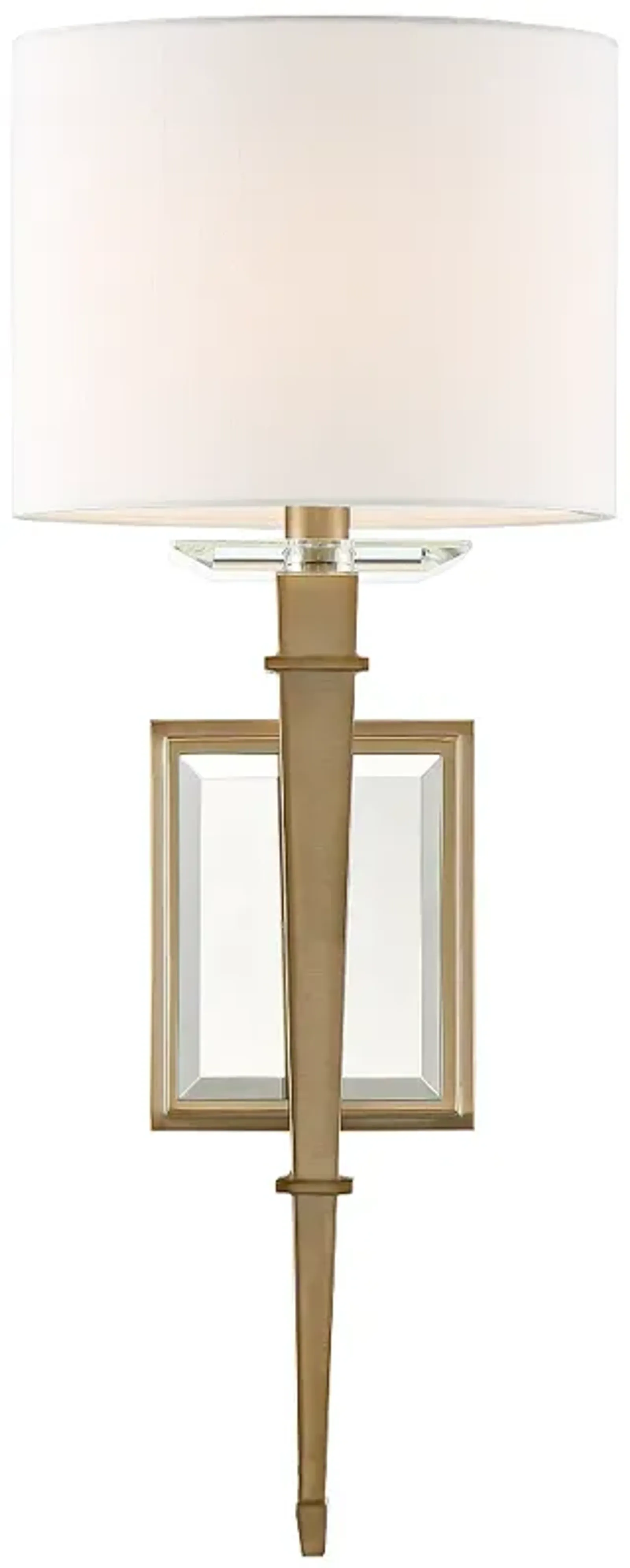 Crystorama Clifton 20" High Aged Brass Wall Sconce