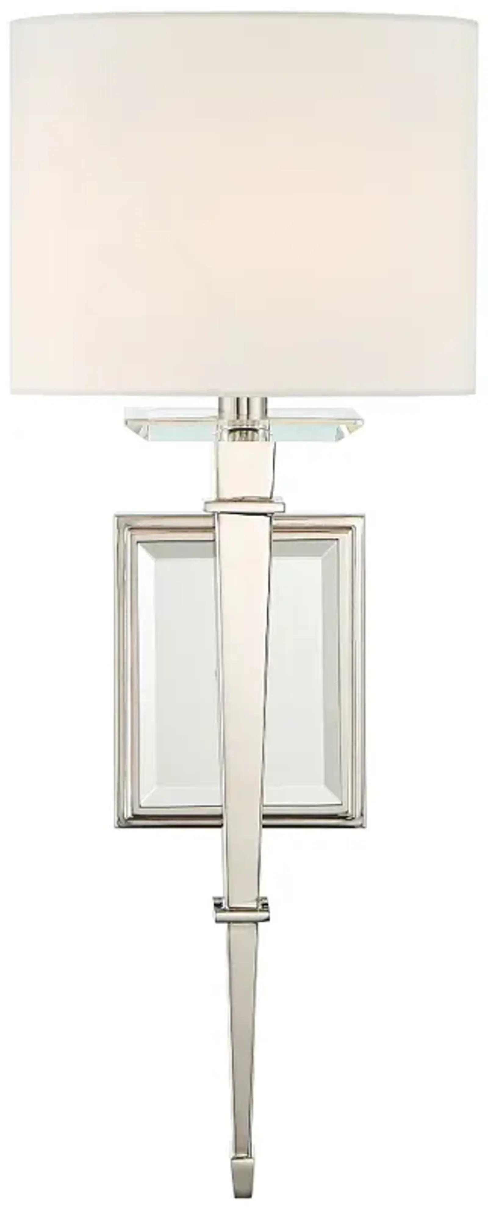 Crystorama Clifton 20" High Polished Nickel Wall Sconce