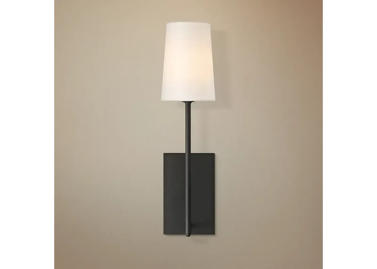 Crystorama Lena 18" High Black Forged Wall Sconce