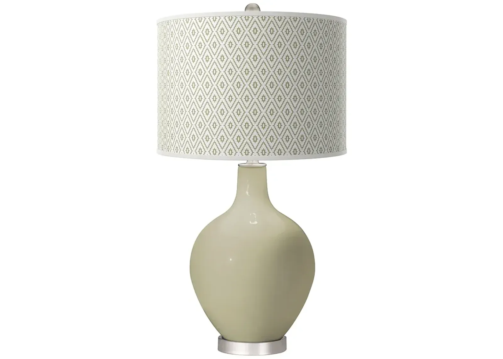 Sage Diamonds Ovo Table Lamp