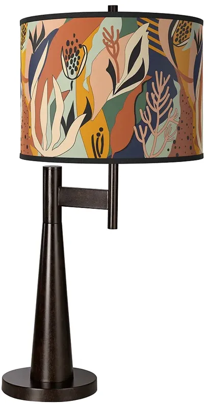 Giclee Glow Novo 30 3/4" Wild Desert Shade Bronze Table Lamp