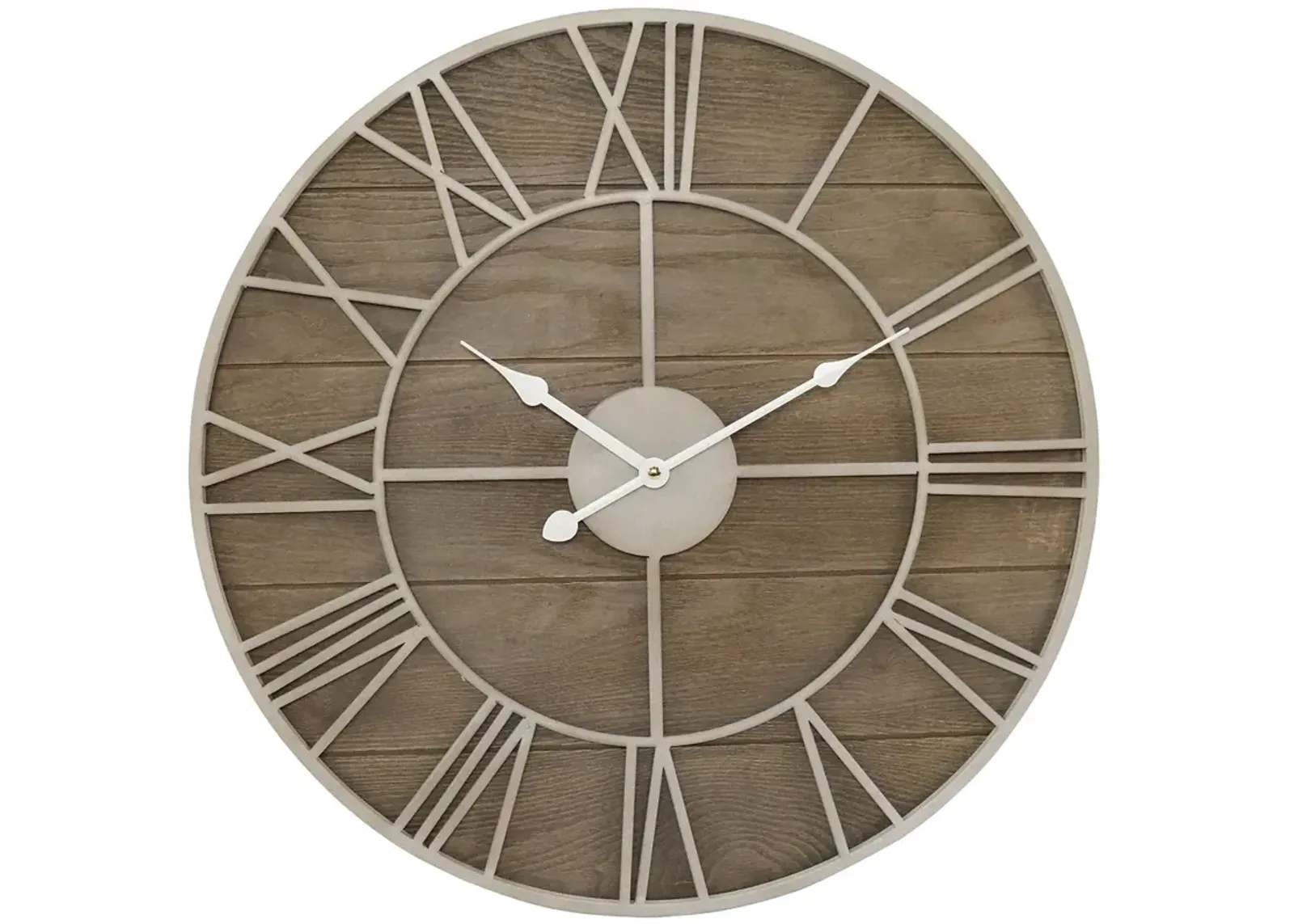 Crestview Collection Around the Clock Wooden Wall Clock