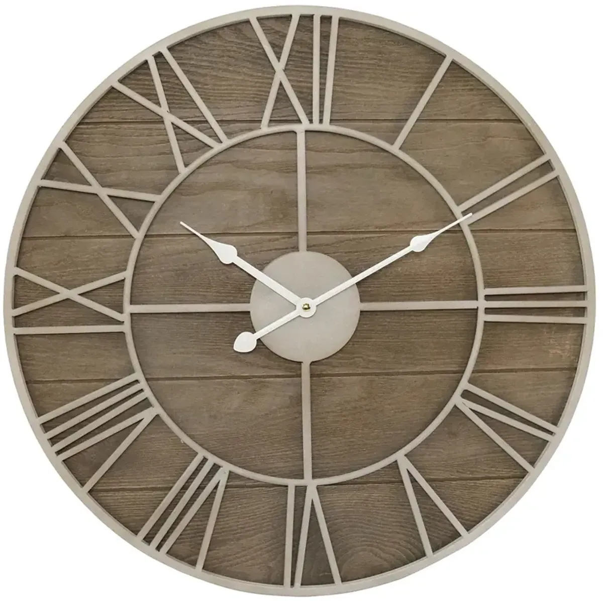 Crestview Collection Around the Clock Wooden Wall Clock