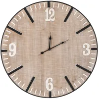Crestview Collection Chime Time Wooden Wall Clock