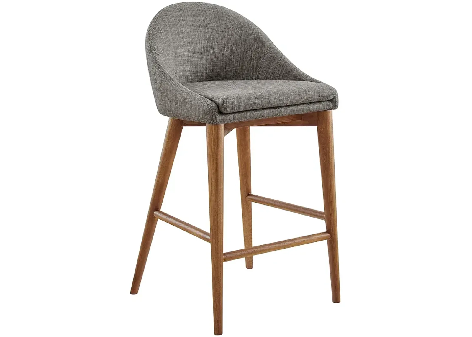 Baruch 26 1/2" Dark Gray Fabric Counter Stool