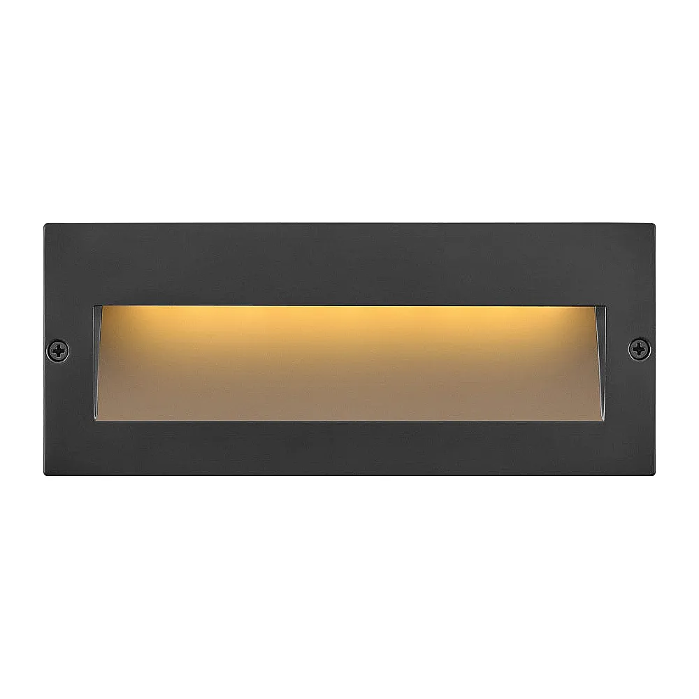 Hinkley Fraser 8 1/2" Wide Satin Black LED Step Light