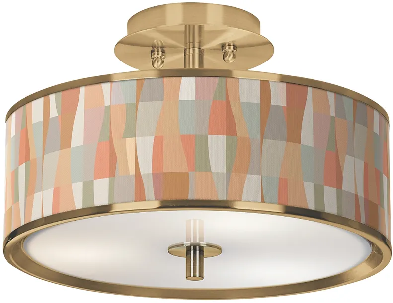 Sedona Gold 14" Wide Ceiling Light