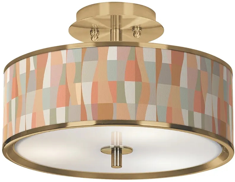 Sedona Gold 14" Wide Ceiling Light