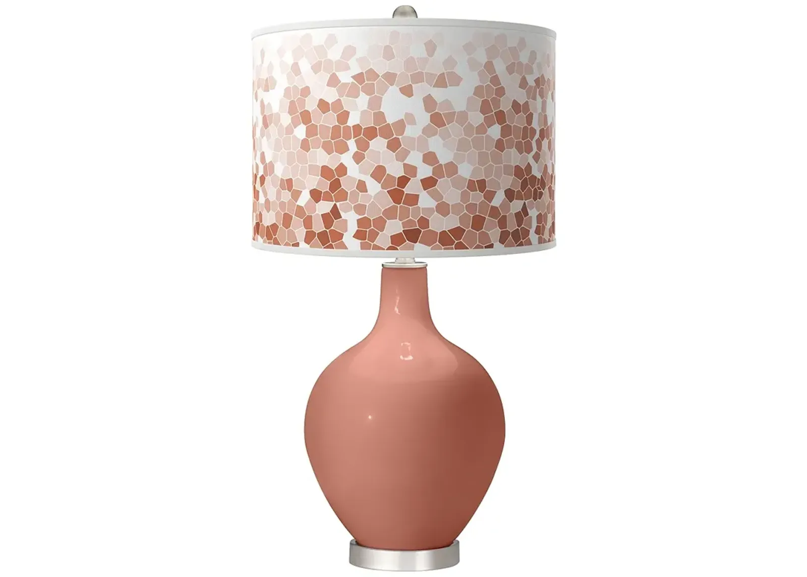 Rojo Dust Mosaic Ovo Table Lamp