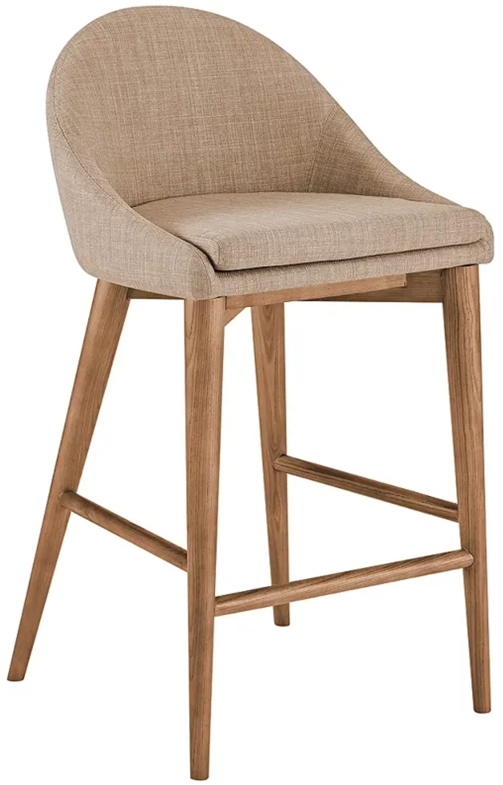 Baruch 26 1/2" Tan Fabric Counter Stool