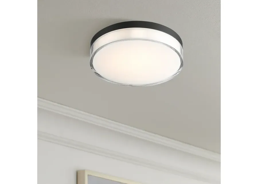 Minka Lavery  Vantage LED 1-Light Coal Flush Mount with Acrylic Lens